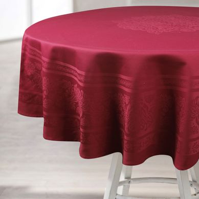 Mantel Redondo 180cm Rojo