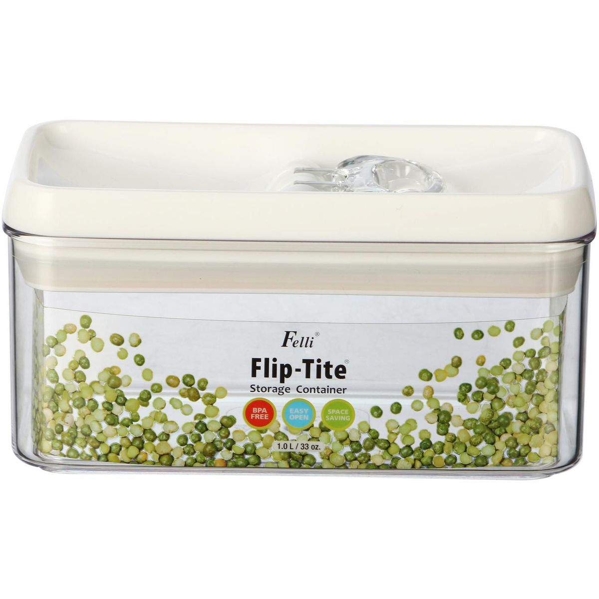 JUST HOME COLLECTION - Conservador de Alimentos 1.2 L Blanco