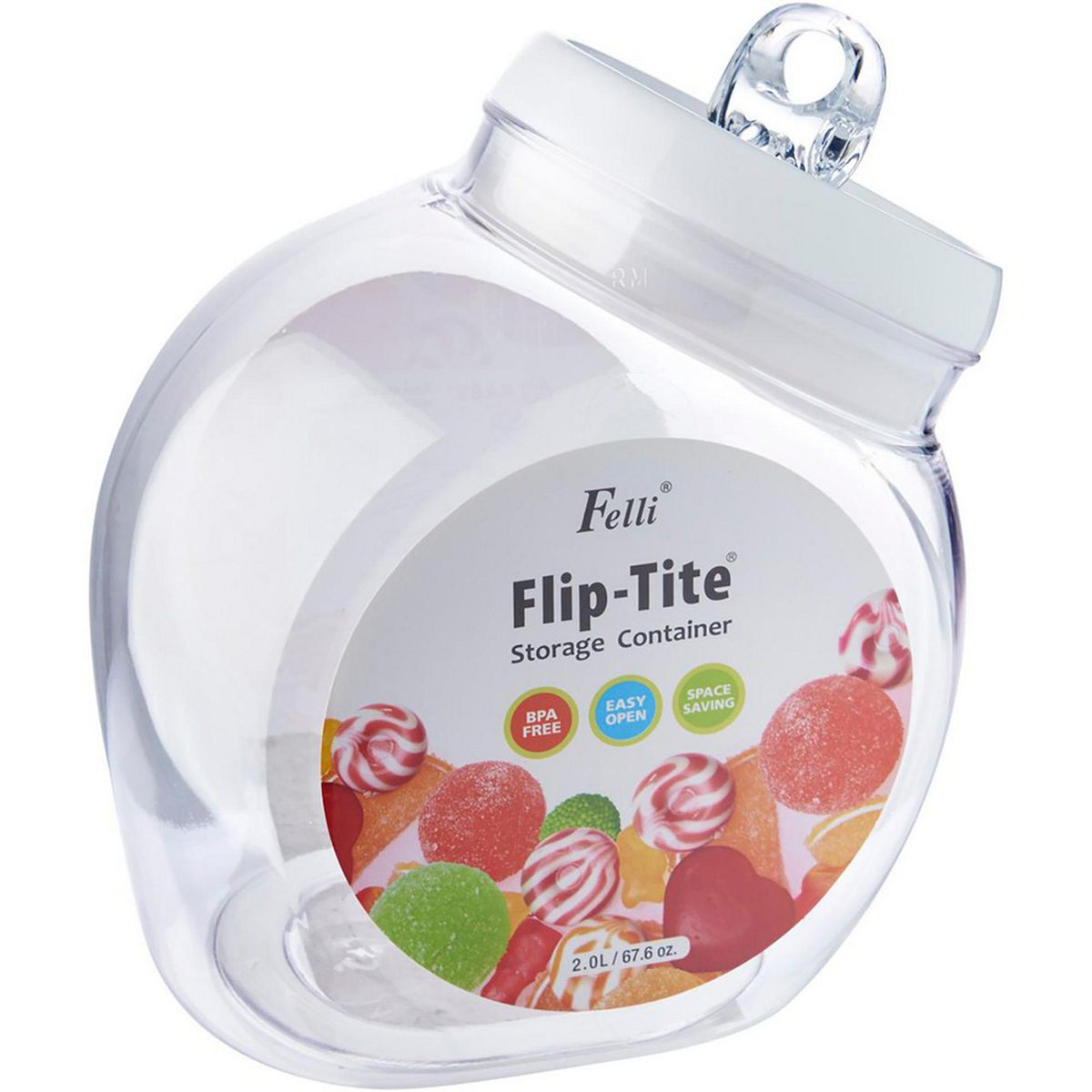 JUST HOME COLLECTION - Frasco De Vidrio Con Tapa 2Lt