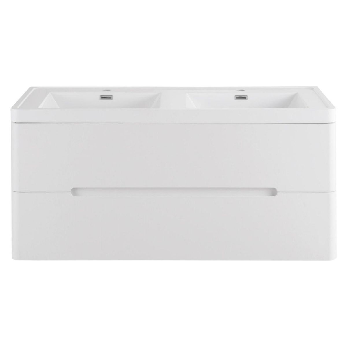 SENSI DACQUA - Kit Mueble Vanitorio River Blanco 120x48x55 cm