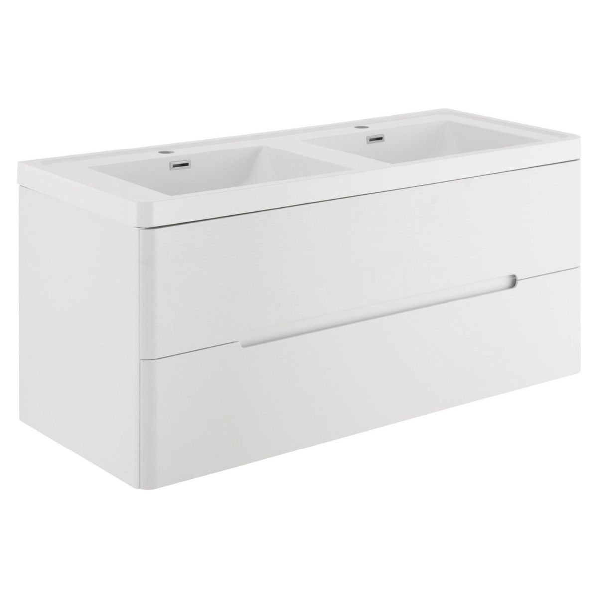 SENSI DACQUA - Kit Mueble Vanitorio River Blanco 120x48x55 cm