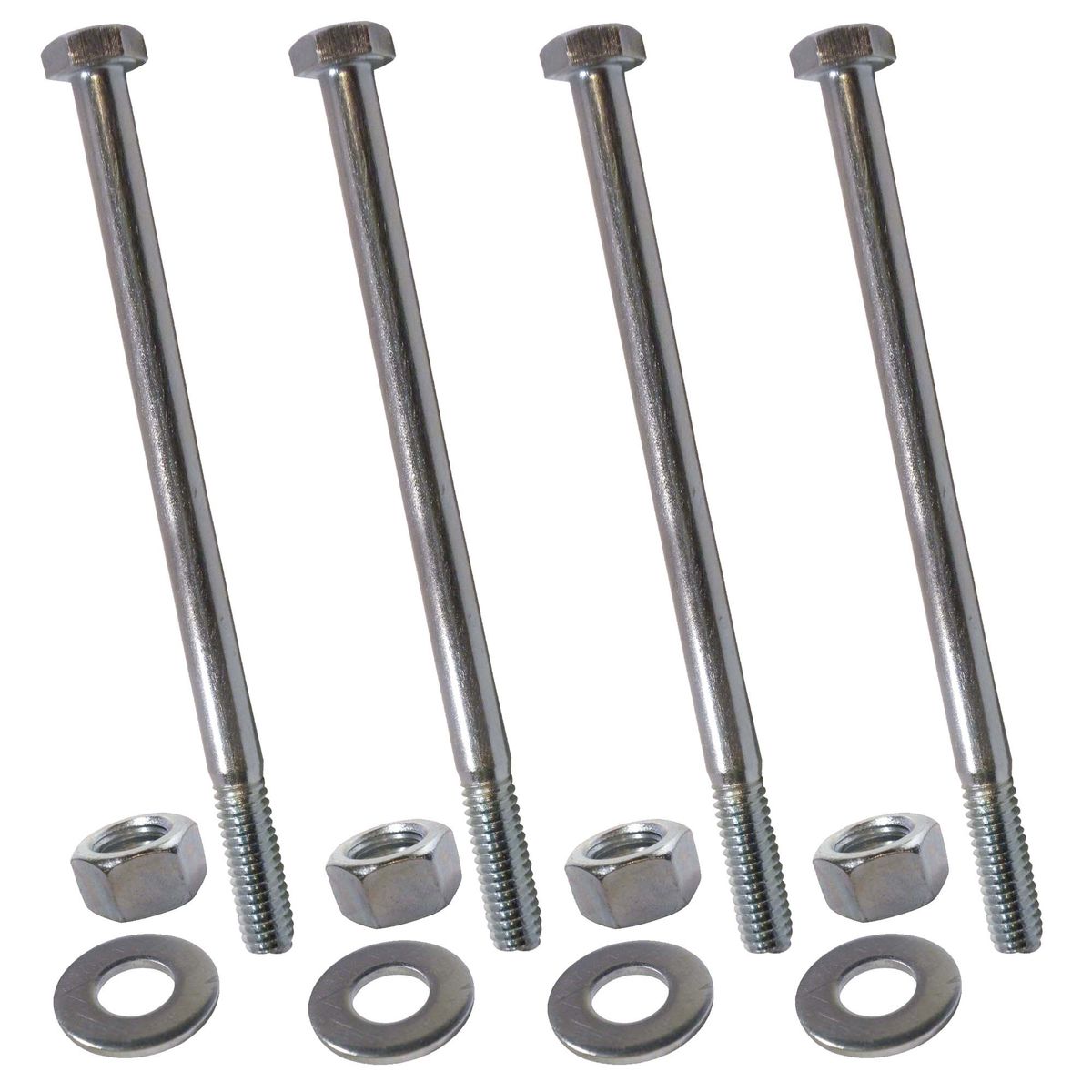 MAMUT - Perno Hexagonal+Tuerca+Arandela 1/4-20x4 Pulgadas 4U