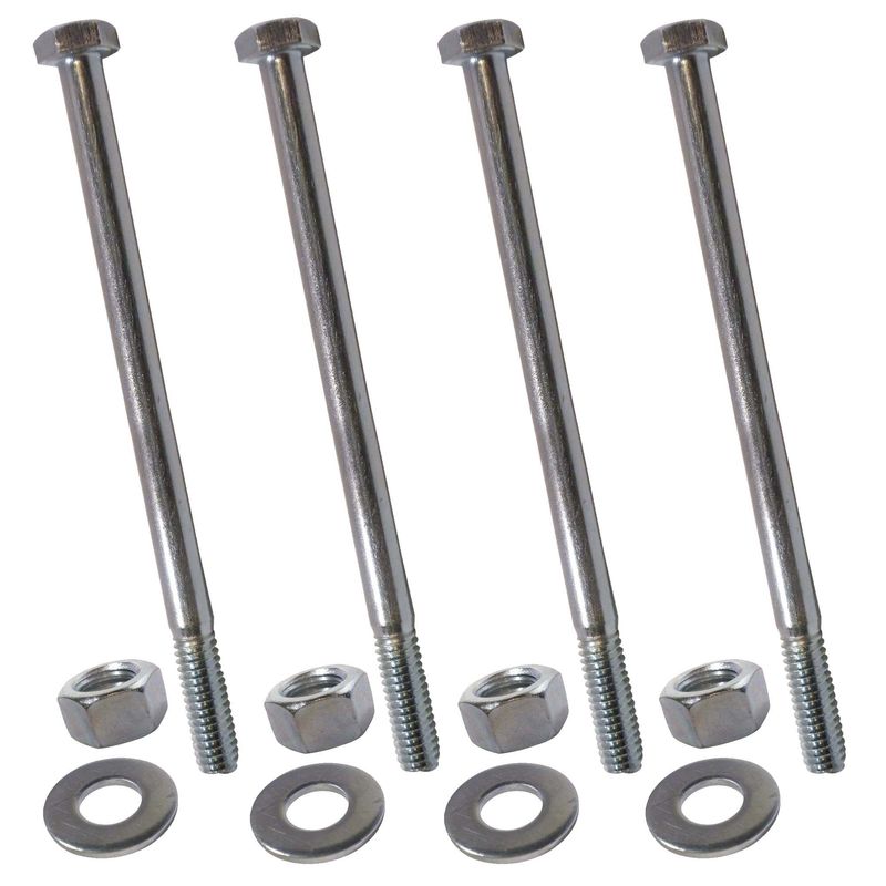 MAMUT - Perno Hexagonal+Tuerca+Arandela 5/16-18x4 Pulgadas 4U