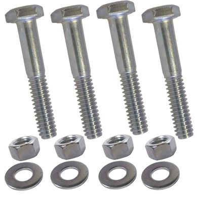 Perno Hexagonal+Tuerca+Arandela 1/2-13x2 Pulgadas 4U