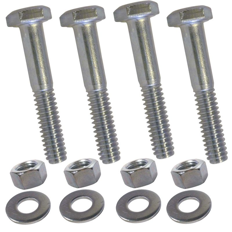 MAMUT - Perno Hexagonal+Tuerca+Arandela 1/2-13x2 Pulgadas 4U