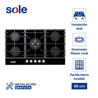 Cocina Empotrable 5 Quemadores 3120SOLCO046V2