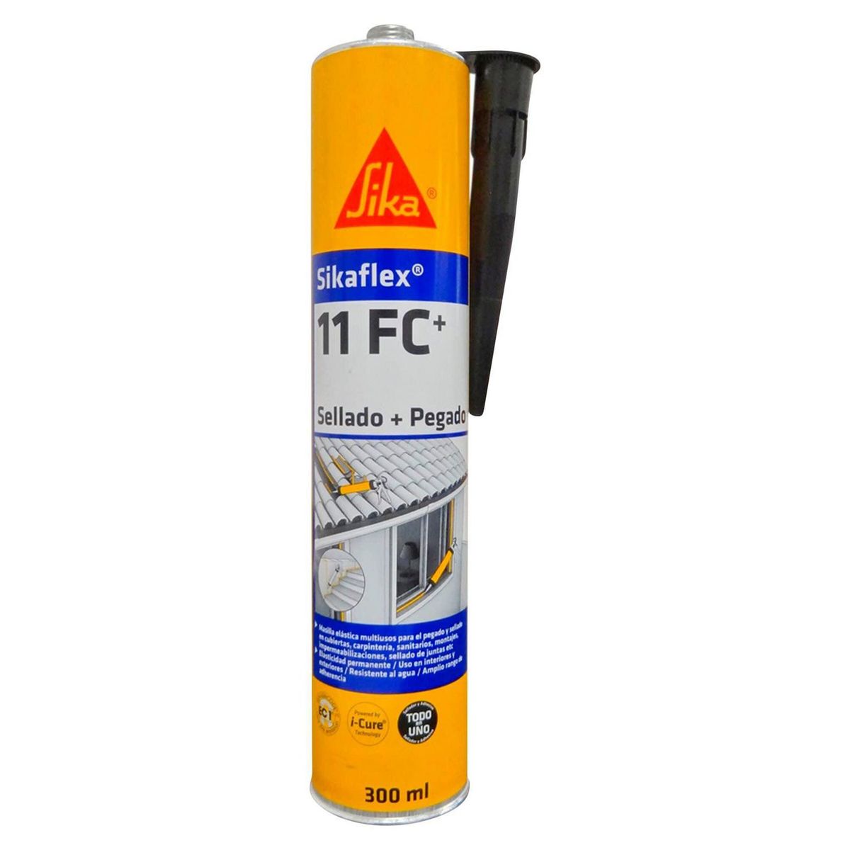 SIKA - Sellante y Adhesivo Para Juntas Sikaflex-11 Fc+ Negro 300ml