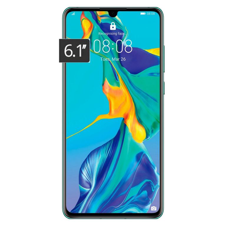 Cover Per Huawei P30 2 In 1 Antiurto Con Cavalletto: Doppio Strato TPU + PC, Protezione Completa (Blu/Nero)