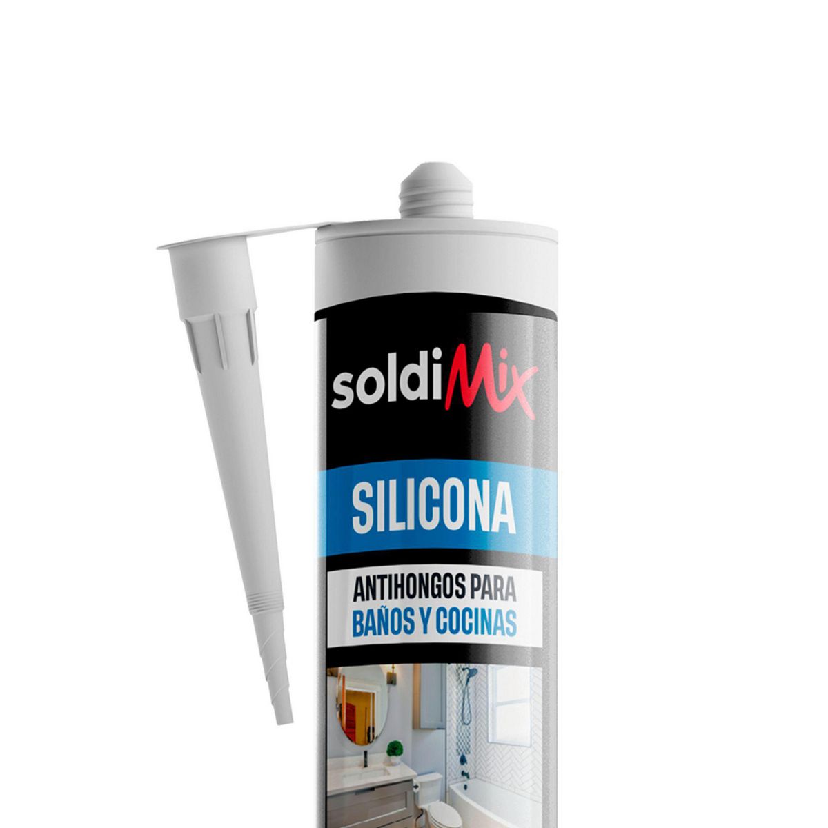 SOLDIMIX - Silicona Soldimix Blanco 280 ML