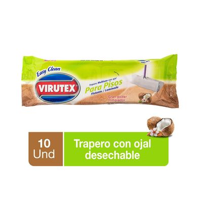 Trapero con Ojal Easy Clean para Pisos Laminados 10 unid.