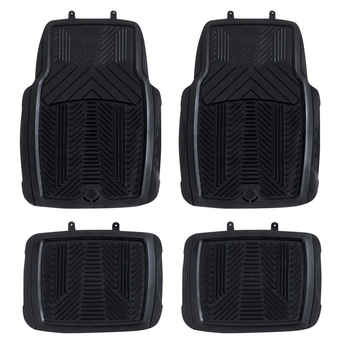 AUTOSTYLE - Protector de Piso 4 Piezas Triangular