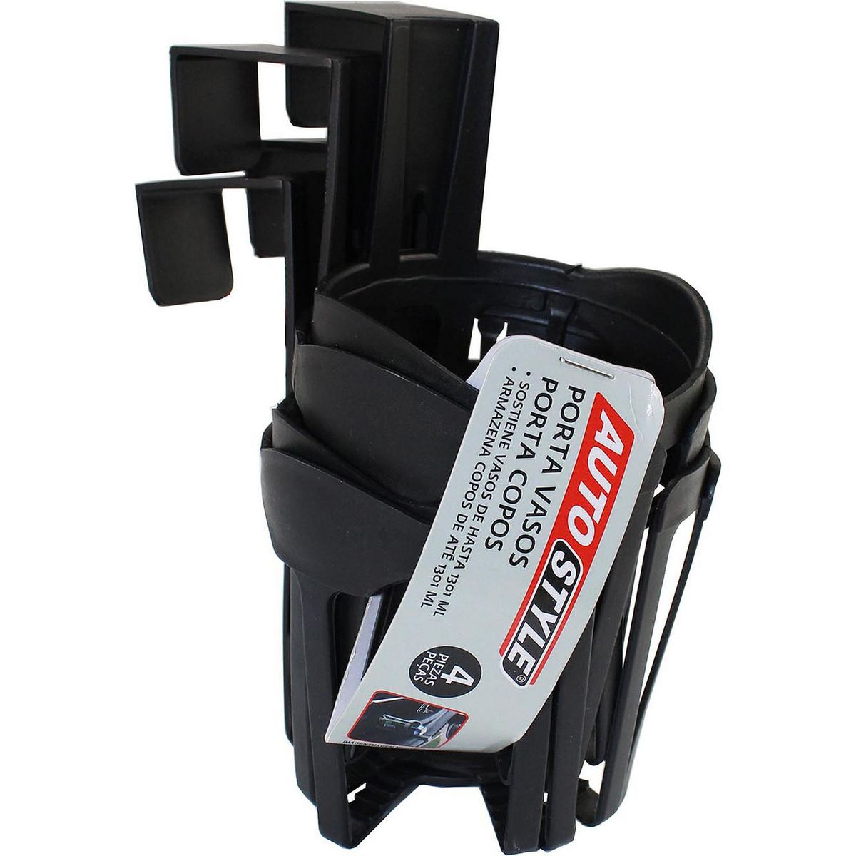 AUTOSTYLE - Posa Vasos para Auto 4 Piezas