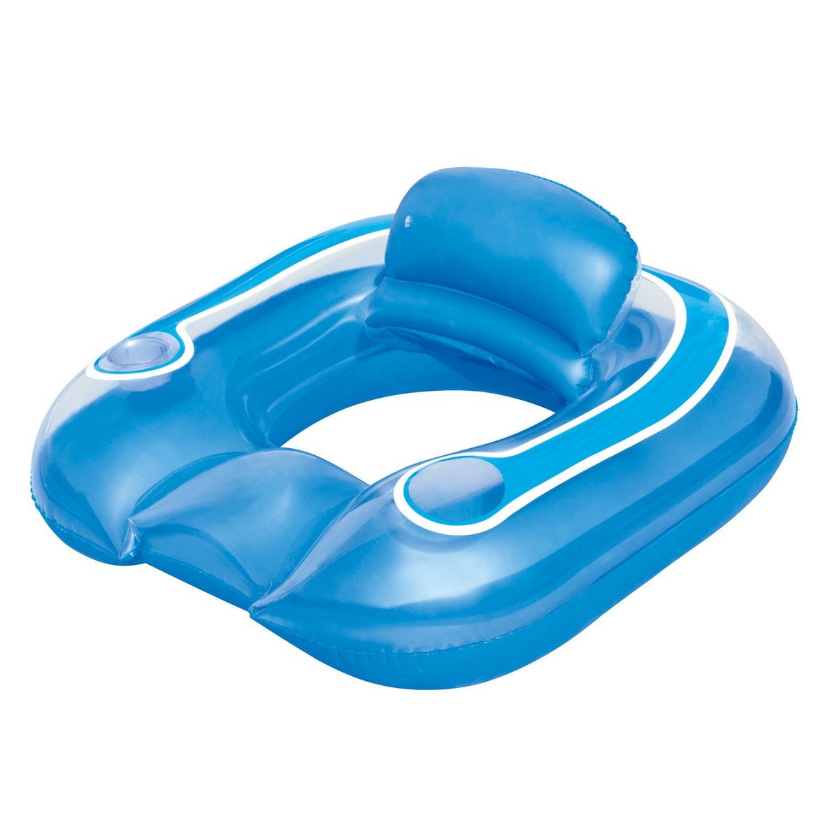 BESTWAY - Flotador Asiento 94x102x16cm con Posavaso Color Surtido