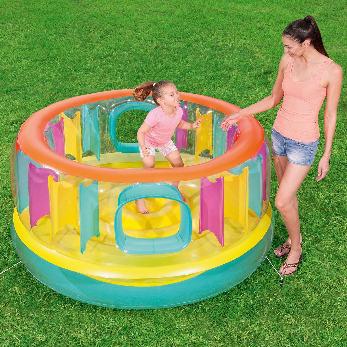BESTWAY - Juego Inflable para Niños 86x180x180cm