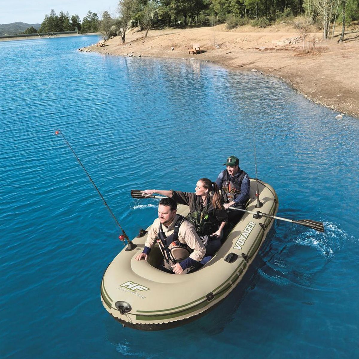 BESTWAY - Bote Inflable Voyager 500 3.48x1.41m