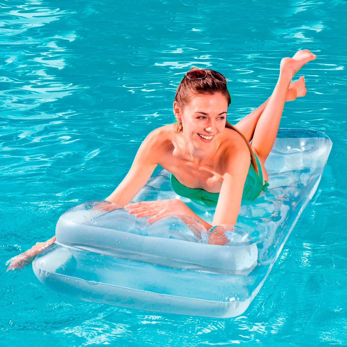 BESTWAY - Flotador Reposera 188x71cm Metalico Bestway