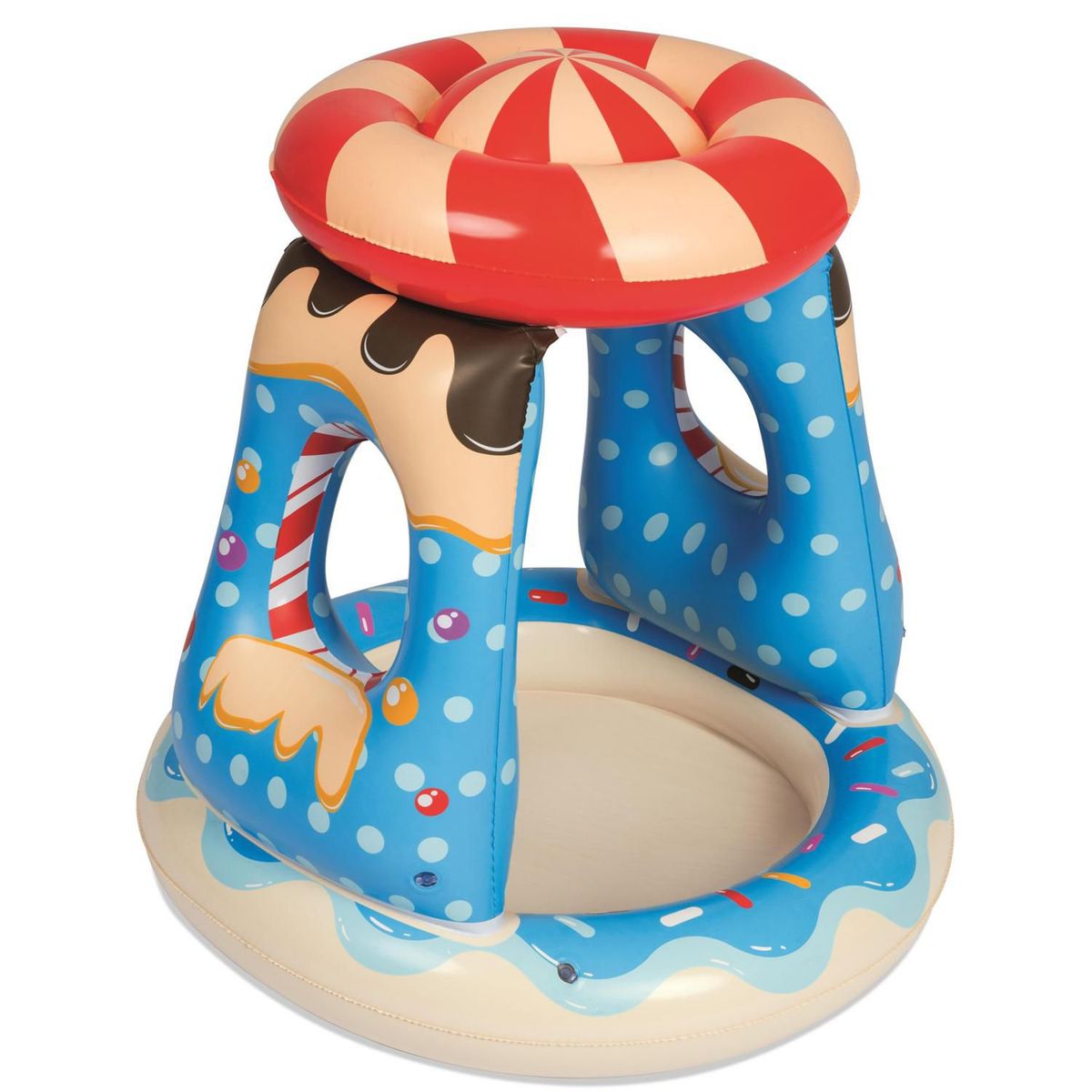 Piscina Inflable Bebé 91x89cm Candy con Techo, marca BESTWAY - Foto Principal