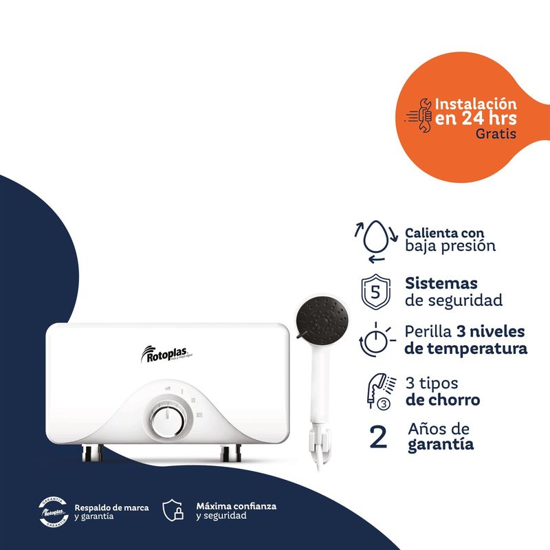 ROTOPLAS - Terma Instantanea Nueva Express 5.5kW