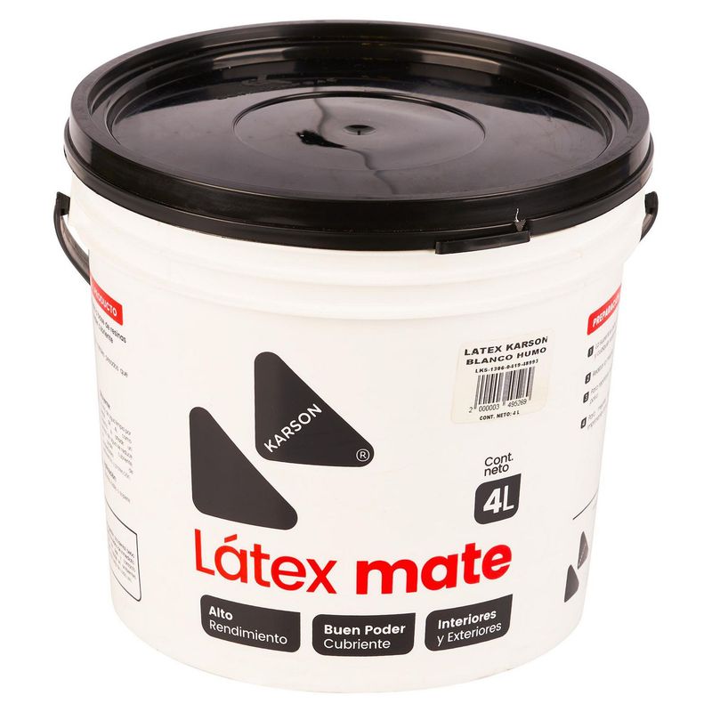 KARSON - Pintura Látex Karson Blanco Humo 1GL