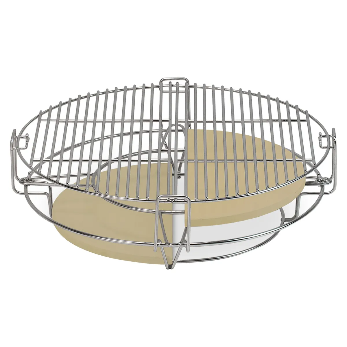 GRILLCORP - Sistema 2 en 1 Grillcorp Grande para Parrilla