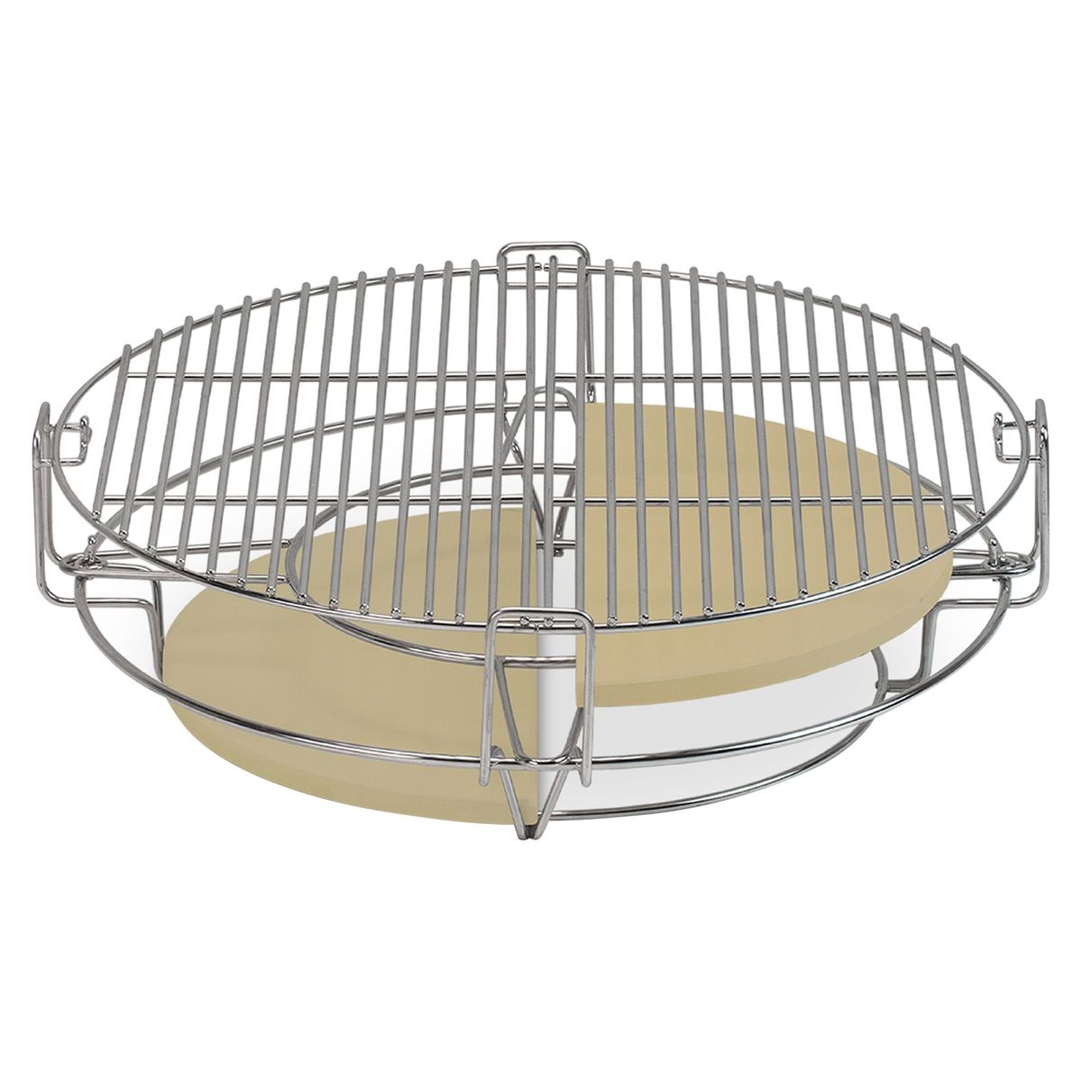 GRILLCORP - Sistema 2 en 1 Grillcorp Extra Grande para Parrilla