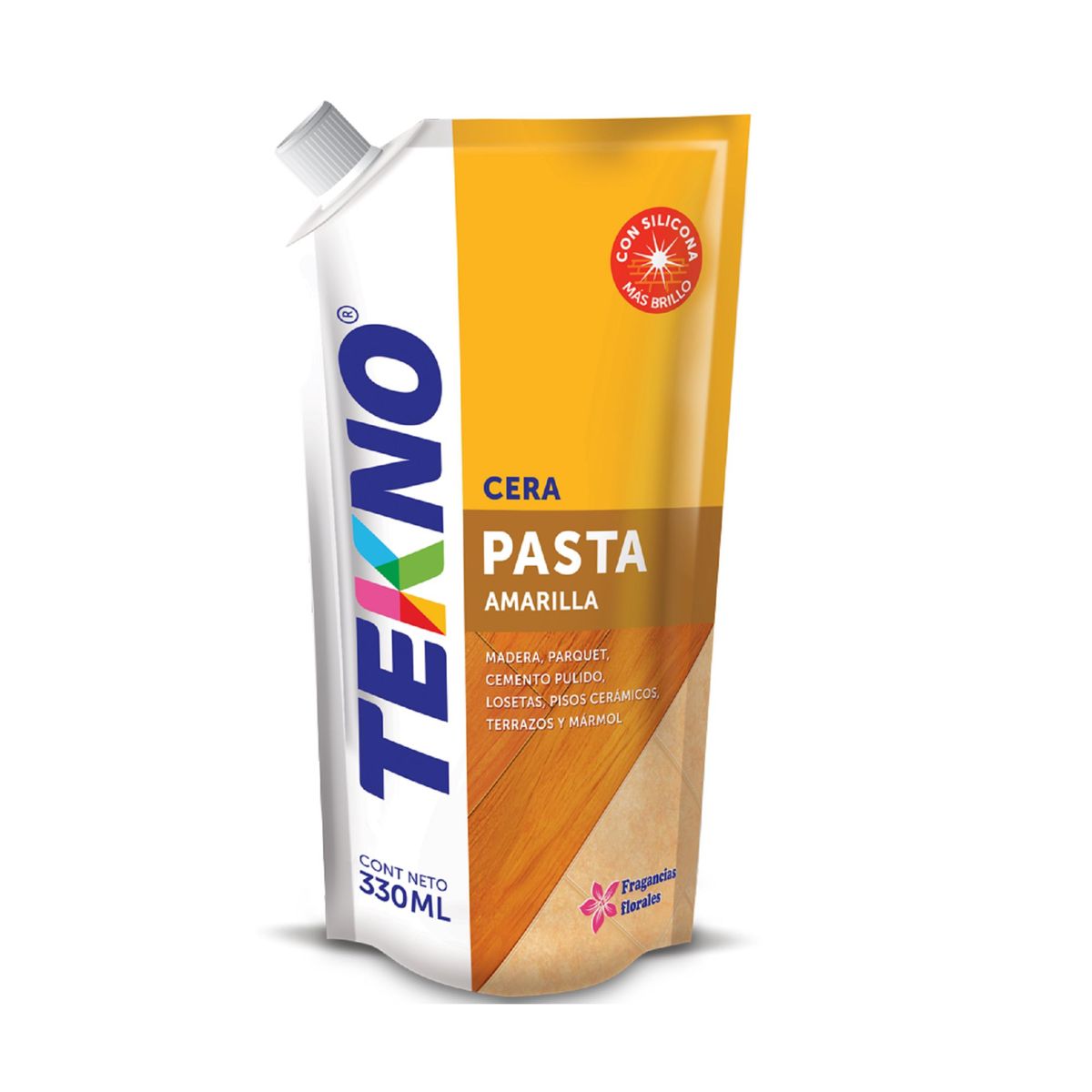 TEKNO - Cera Para Piso Líquido Florales 300 Ml