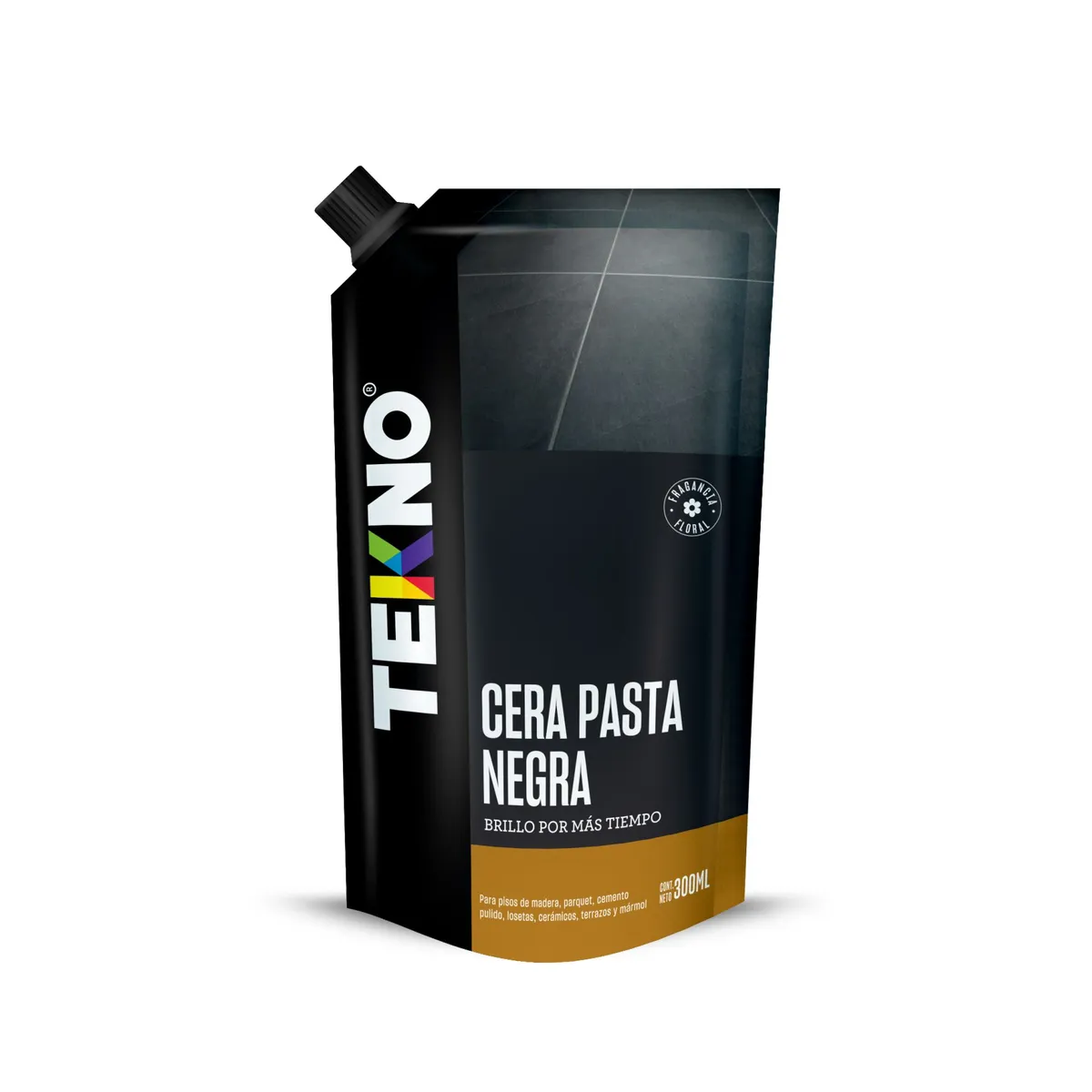 TEKNO - Cera Para Piso Crema Floral 300 Ml