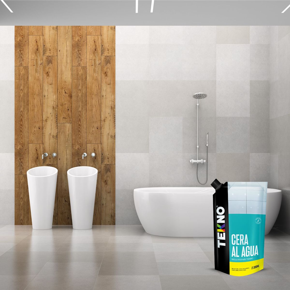 TEKNO - Cera Para Piso Líquido Florales 300 Ml