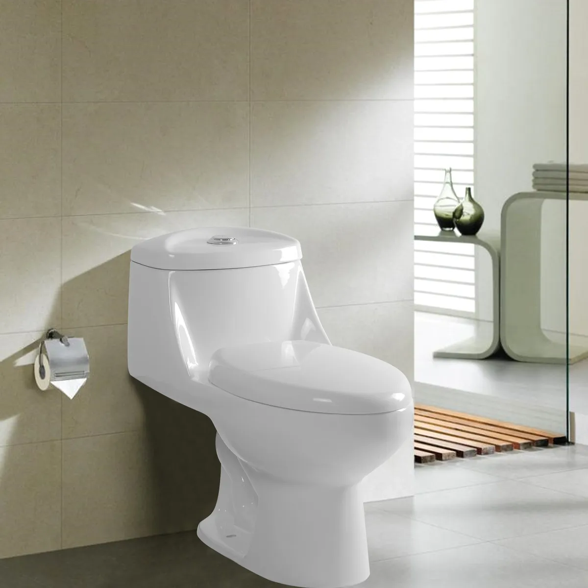 SENSI DACQUA - WC Inodoro One Piece Vinciny Blanco