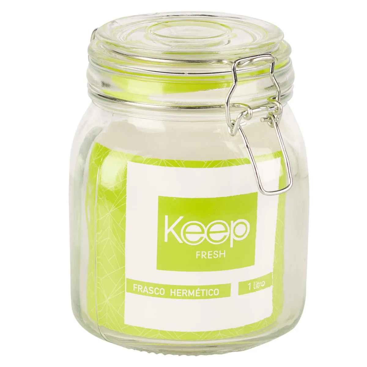 KEEP - Frasco De Vidrio Hermético Colores 1L