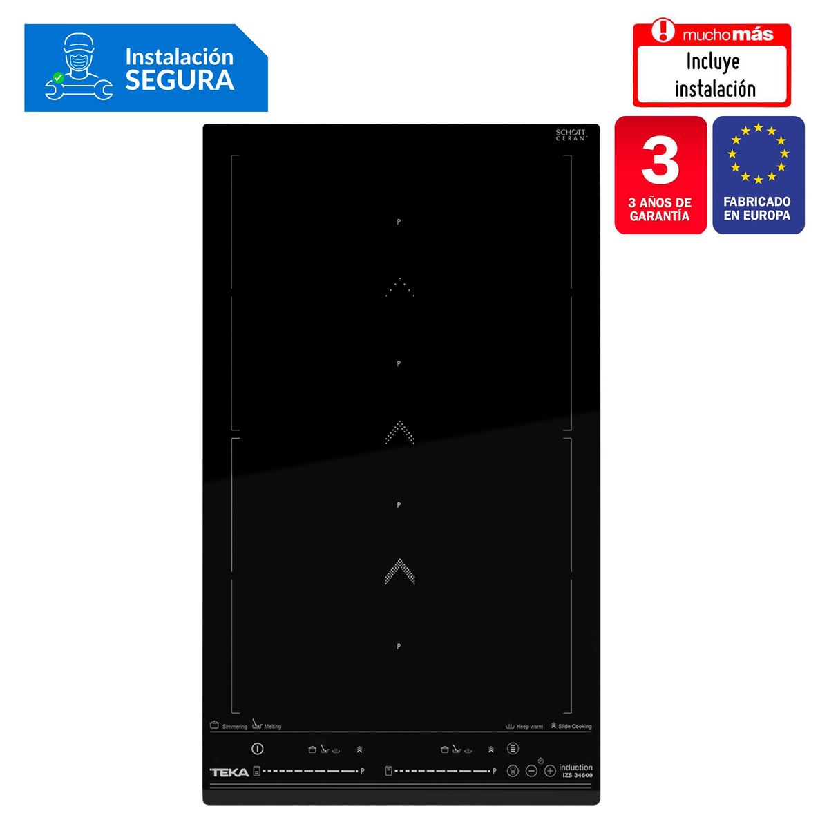 TEKA - Cocina Inducción Slide Cooking IZS 34600 DMS