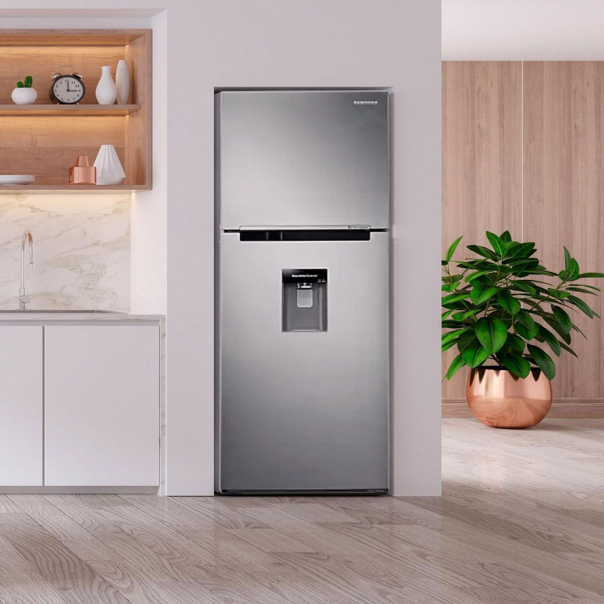 SAMSUNG - Refrigeradora Samsung Top Freezer 299 Litros RT29K571JS8