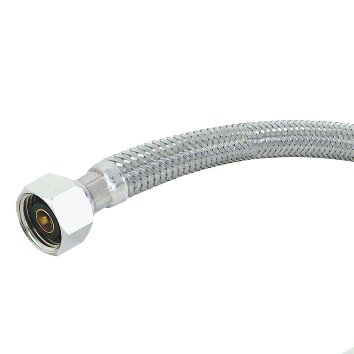 HUMBOLDT - Tubo de Abasto Acero Inoxidable 1/2''x1/2''x40cm