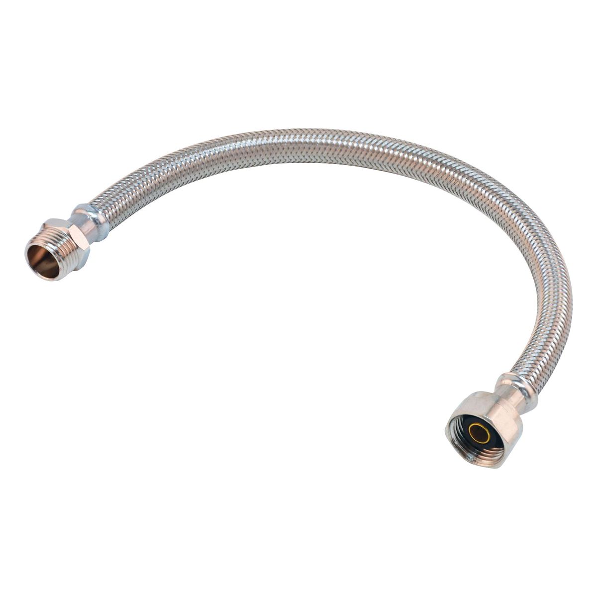 HUMBOLDT - Tubo de Abasto Acero Inoxidable 1/2''x1/2''x100cm