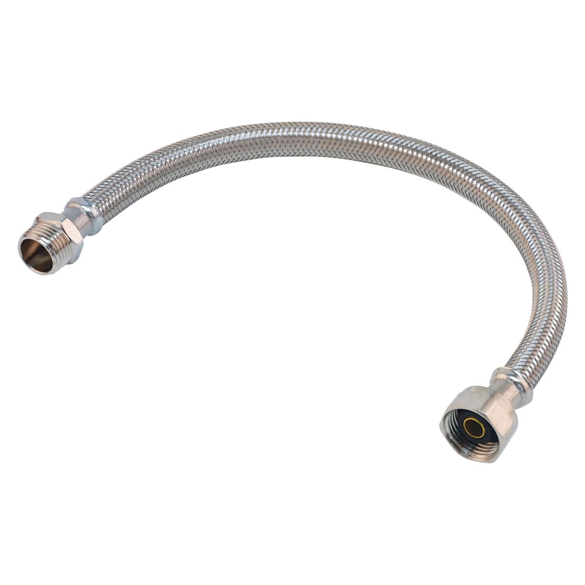 HUMBOLDT - Tubo de Abasto Acero Inoxidable 1/2''x1/2''x50cm