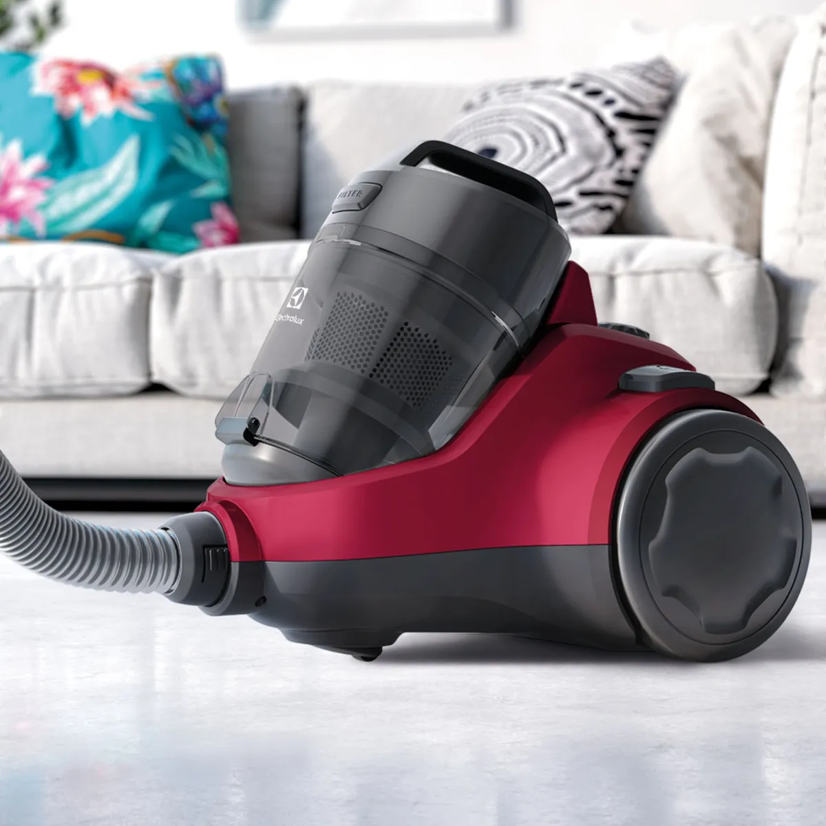 ELECTROLUX - Aspiradora EAS31 1800W sin Bolsa con Filtro HEPA para Mascotas