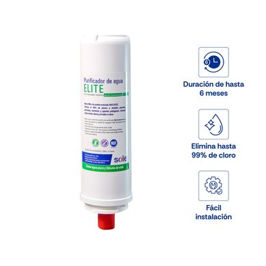 Repuesto Filtro de Agua Purificador Elite