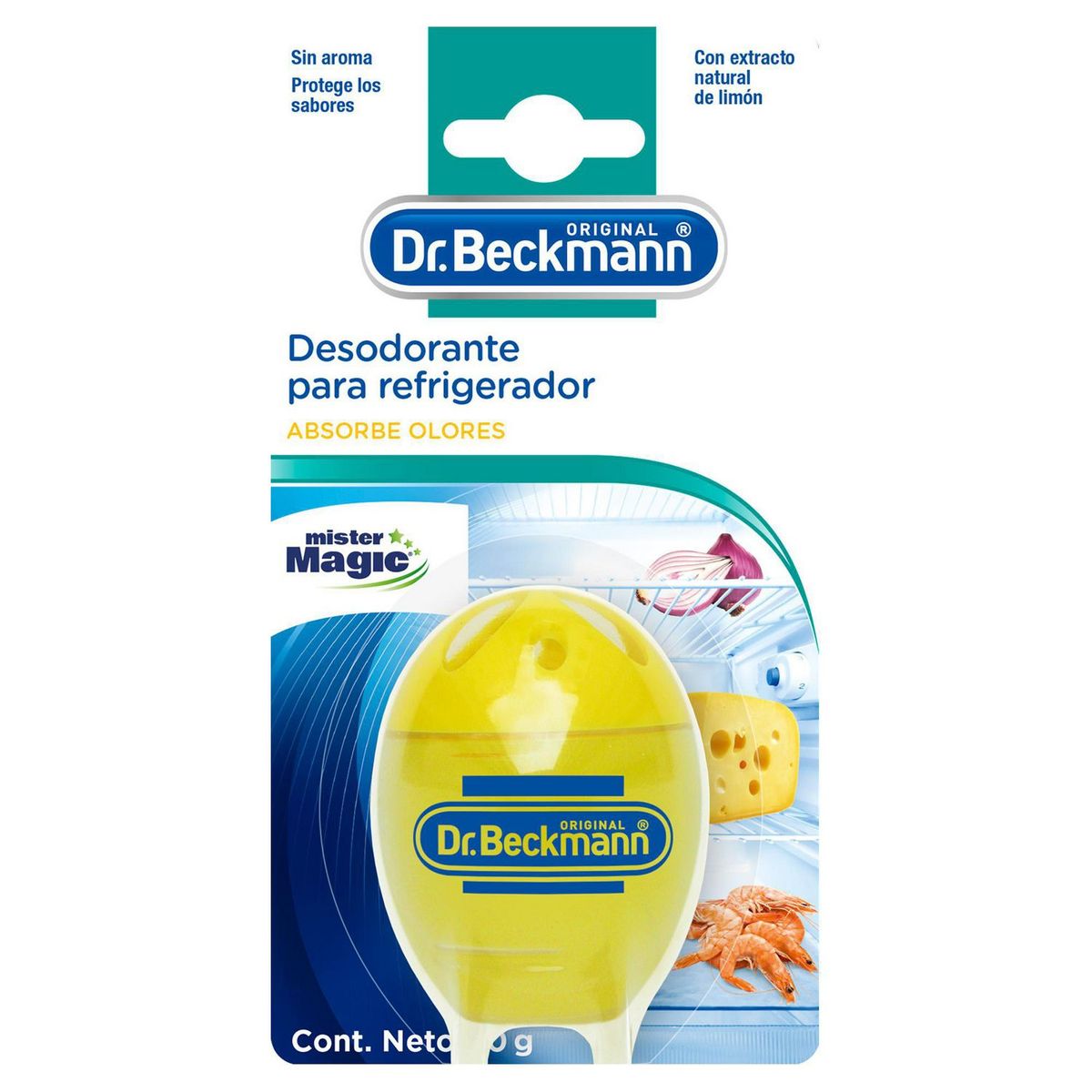 DR BECKMANN - Absorbe Olores Refrigerador Limón