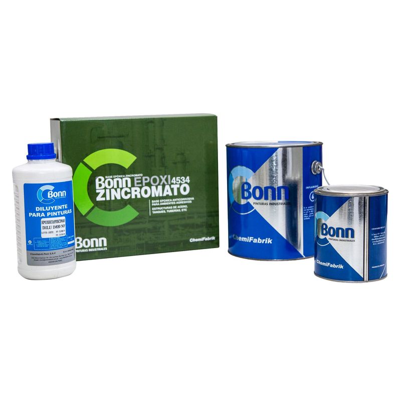 BONNA - Kit Zincromato epóxico Bonn Anticorrosivo