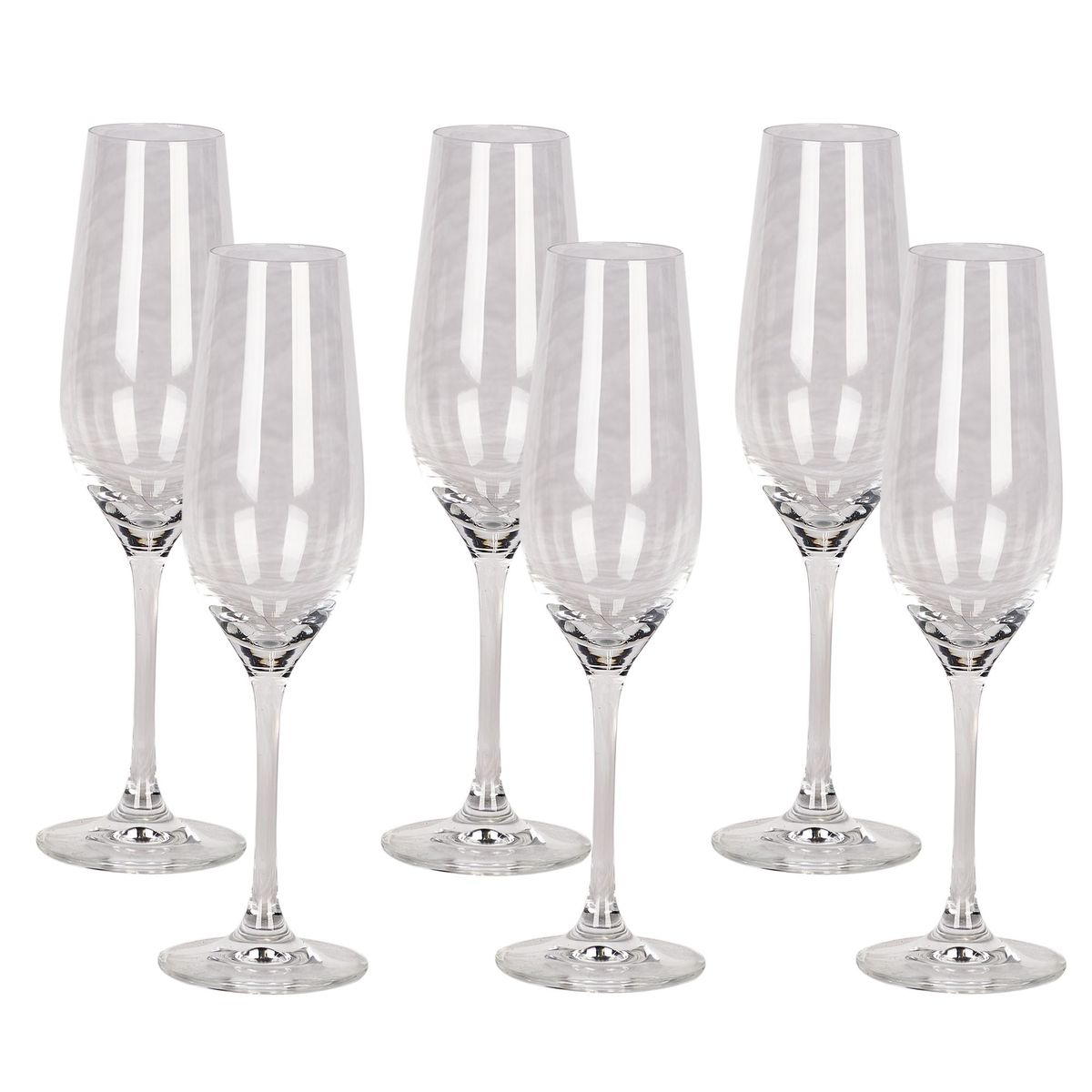 GENERICO - Set de Copas para Champagne 244ml x 6 Unidades