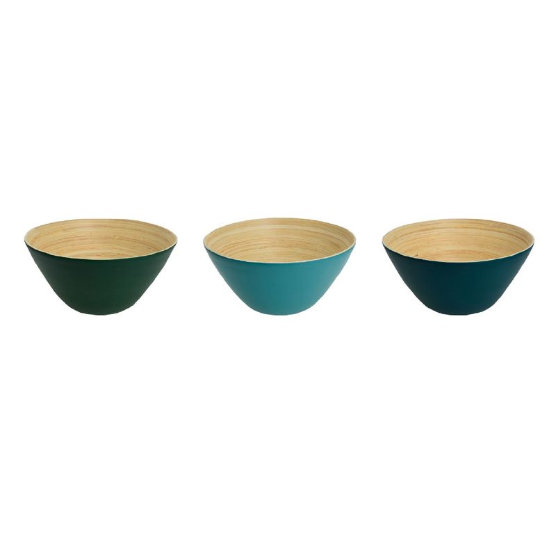 KOOPMAN - Bowl Bambú Surtido Colores 14cm
