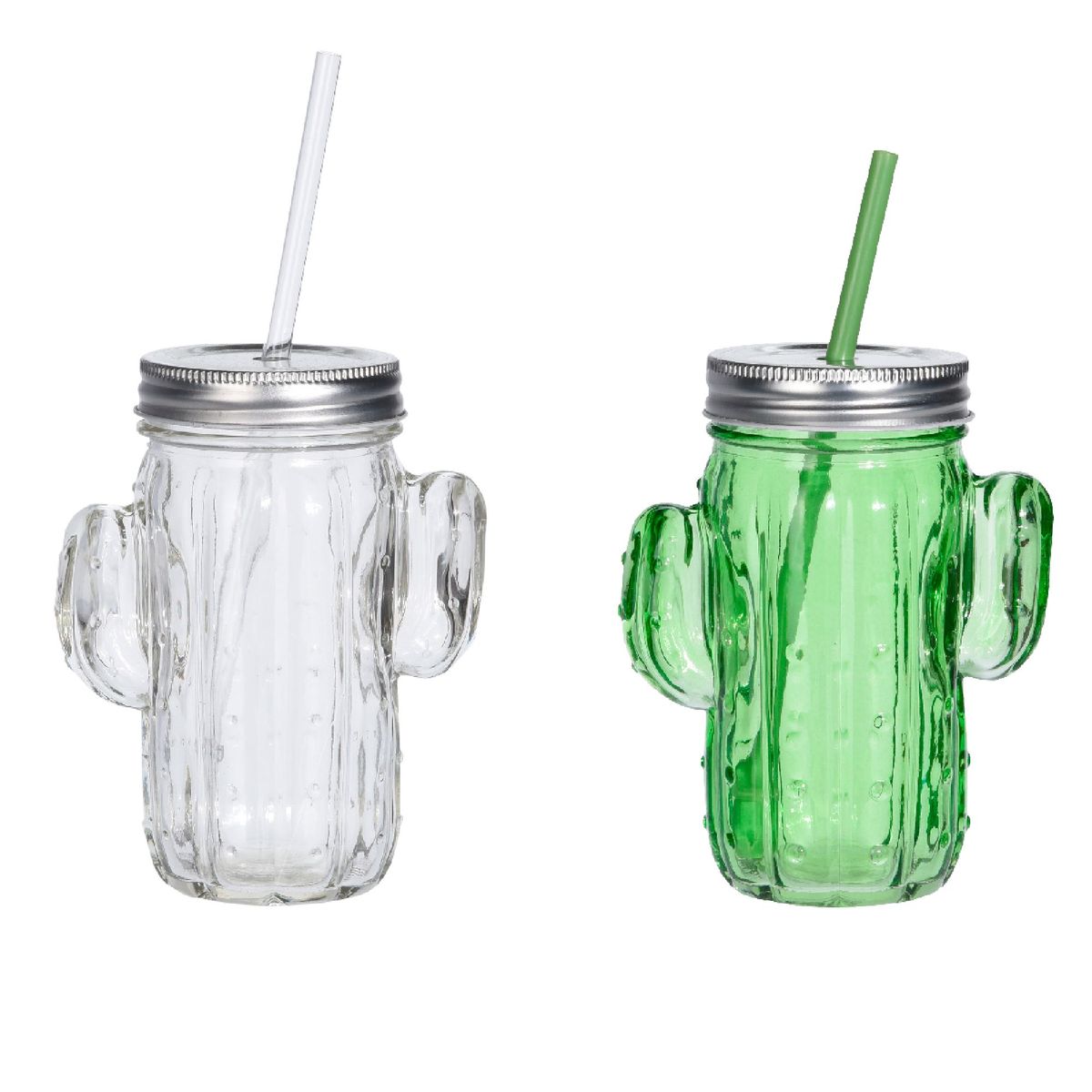 JUST HOME COLLECTION - Vaso Forma de Cactus Surtido 19.5cm