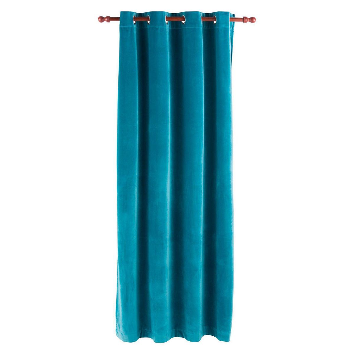 JUST HOME COLLECTION - Cortina Sun Out Velvet 135x220cm Turquesa