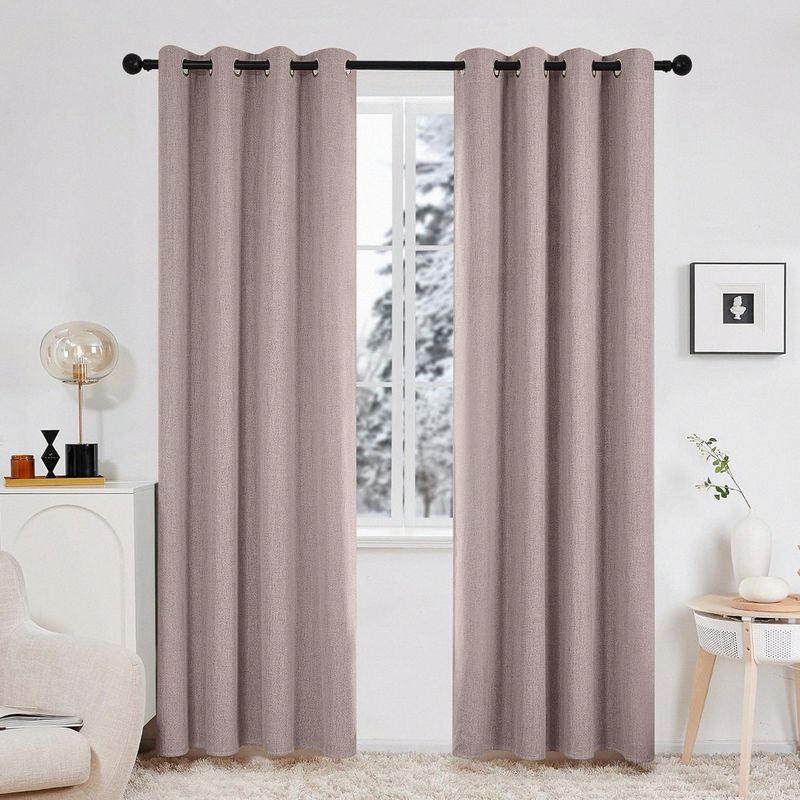 JUST HOME COLLECTION - Cortina Blackout Textura 140x220cm Beige