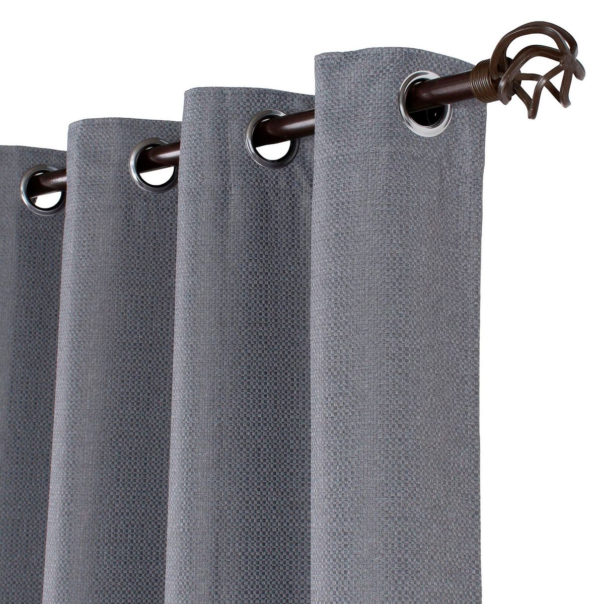 JUST HOME COLLECTION - Cortina Sun Out Bura 145x250cm Gris