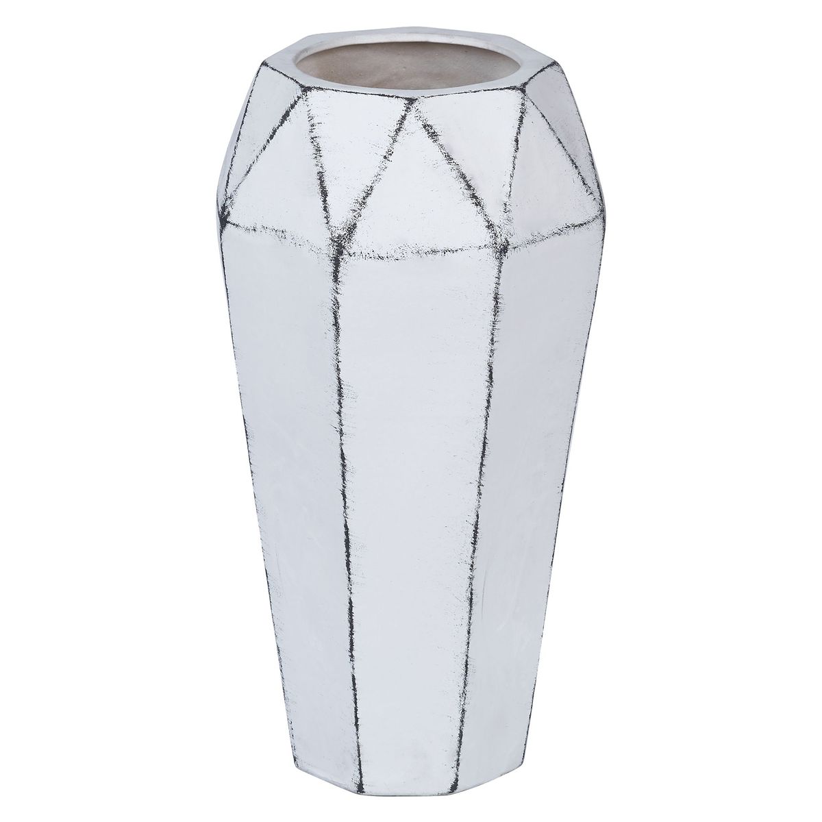 JUST HOME COLLECTION - Florero Kata blanco 20x36cm