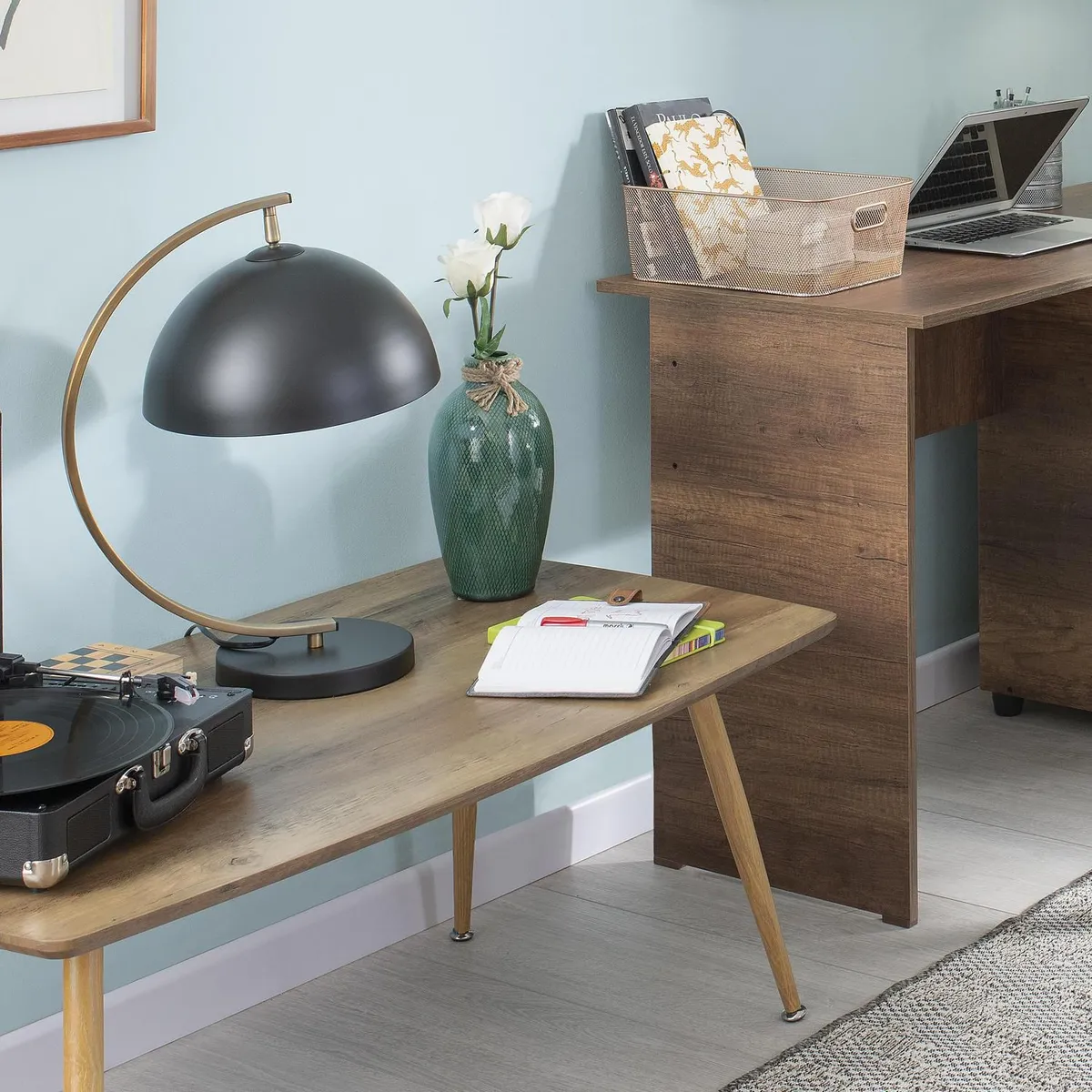 JUST HOME COLLECTION - Florero Kaula Cerámica Verde Jade 15x28cm