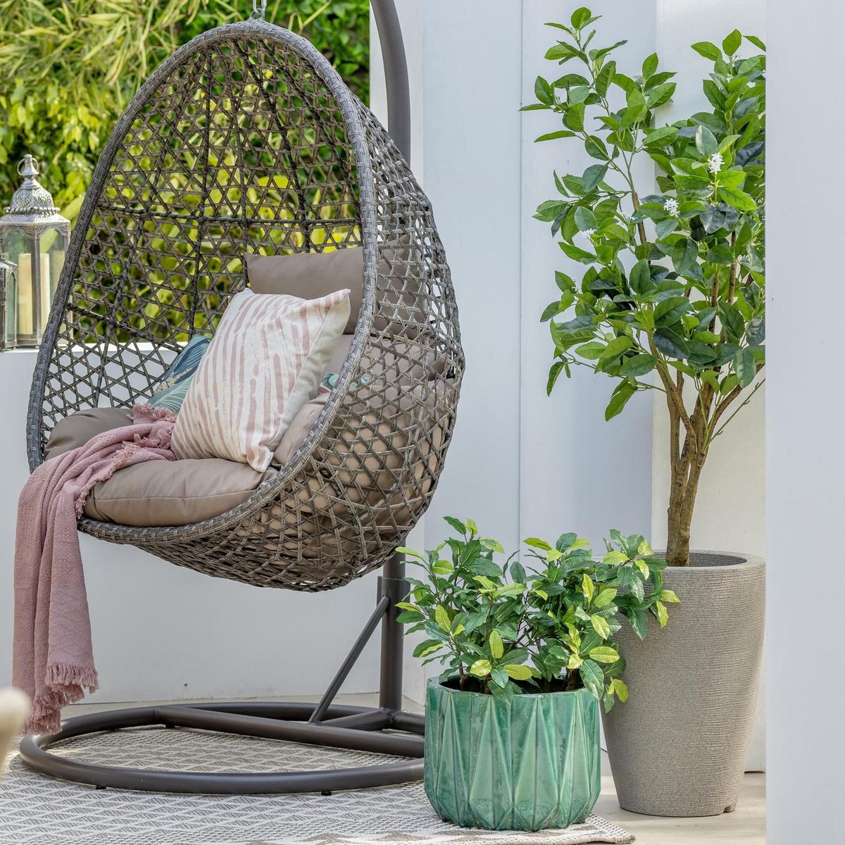 JUST HOME COLLECTION - Maceta Nui Color Verde Jade 19x18x