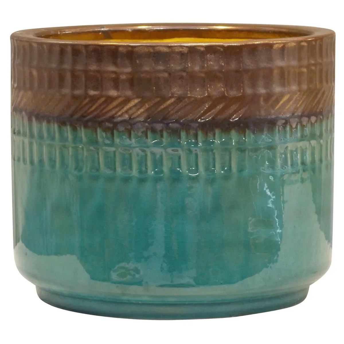 JUST HOME COLLECTION - Set 3 Maceteros Nihi Color Verde Jade