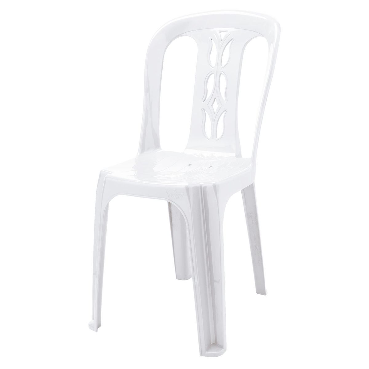 REYPLAST - Silla de Plástico Moderna Tulipan Blanco